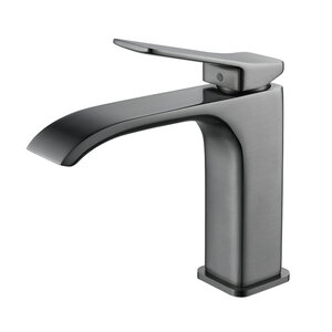 Изображение товара Смеситель для раковины Shevanik S4001T, вороненая сталь, gunmetal