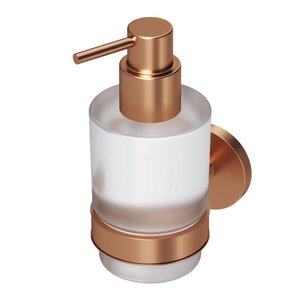 Изображение товара Дозатор для жидкого мыла Am.Pm X-Joy A85A36944 с держателем, цвет розовое золото