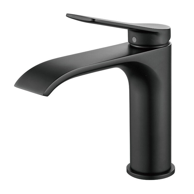 Изображение товара Смеситель для раковины Shevanik S4101H, цвет черный матовый