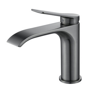 Изображение товара Смеситель для раковины Shevanik S4101T из вороненой стали gunmetal