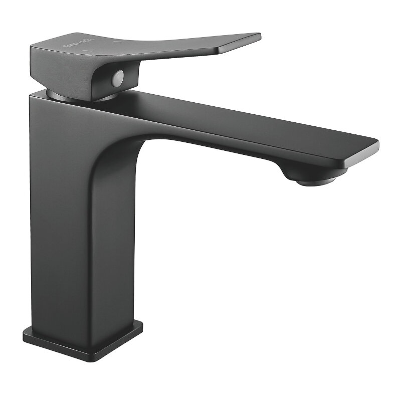 Изображение товара Смеситель для раковины Shevanik S6101H, цвет черный матовый