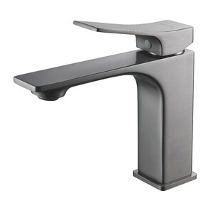 Изображение товара Смеситель для раковины Shevanik S6101T, вороненая сталь, gunmetal