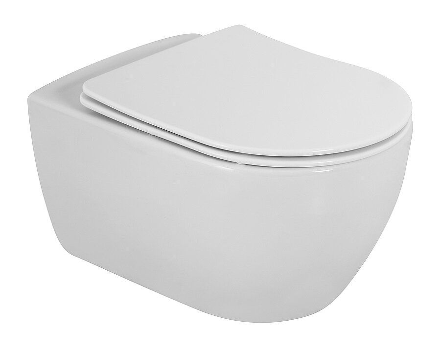 Изображение товара Подвесной унитаз Cezares Comfort CZR-191-TH/BS с функцией биде, белый