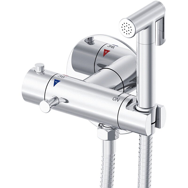 Изображение товара Гигиенический душ Rose, R915, с термостатическим смесителем, хром