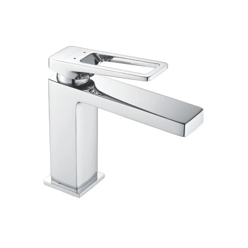 Изображение товара Смеситель для раковины Shevanik S6801 хром современный дизайн