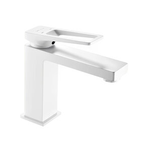 Изображение товара Смеситель для раковины Shevanik S6801C, цвет белый 