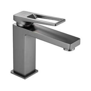 Изображение товара Смеситель для раковины Shevanik S6801T, вороненая сталь, gunmetal