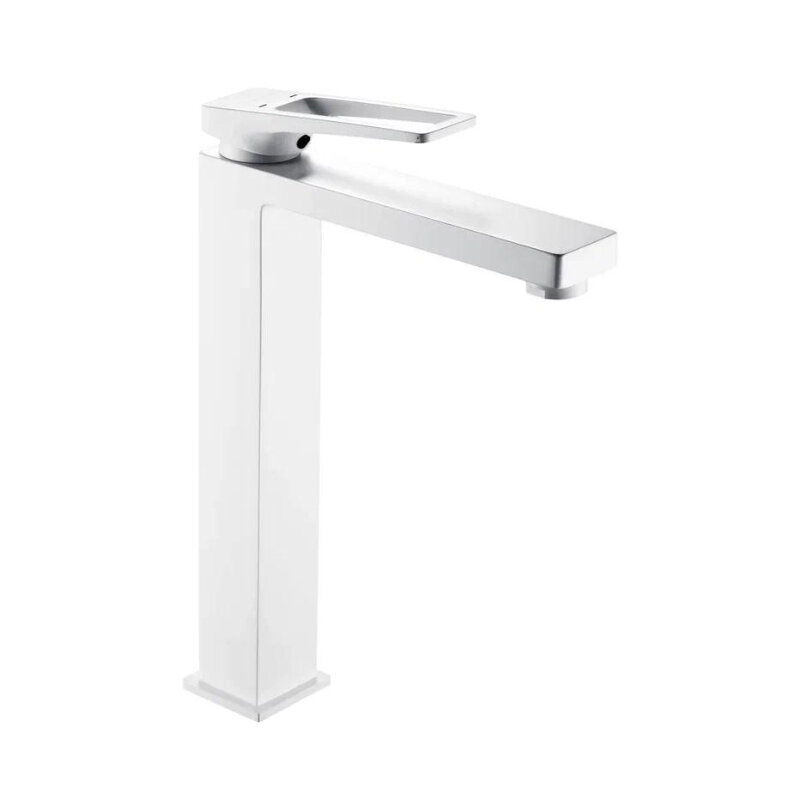 Изображение товара Смеситель для раковины Shevanik S6811C белый современный стиль