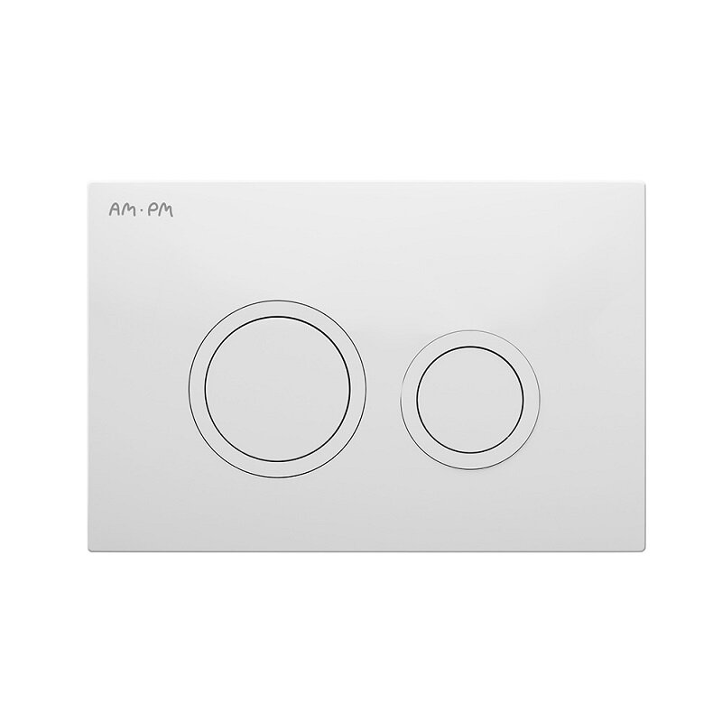 Изображение товара Клавиша механическая Am.Pm ErgoFit L I110101 для унитаза белая глянцевая