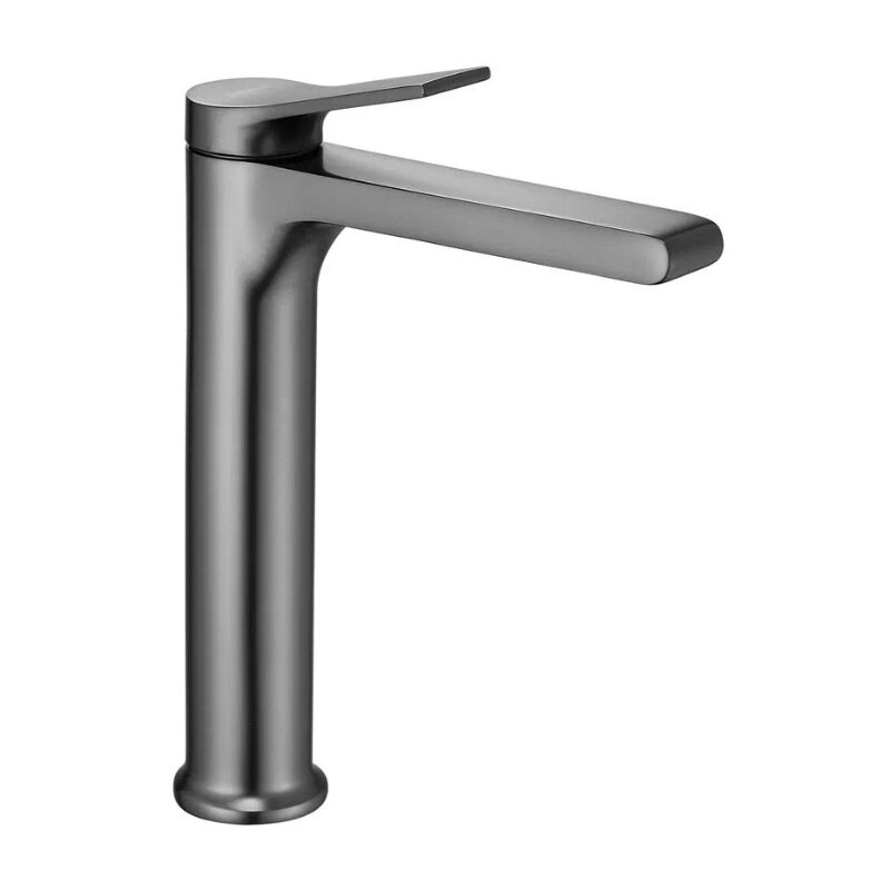 Изображение товара Смеситель для раковины Shevanik S8311T вороненая сталь gunmetal