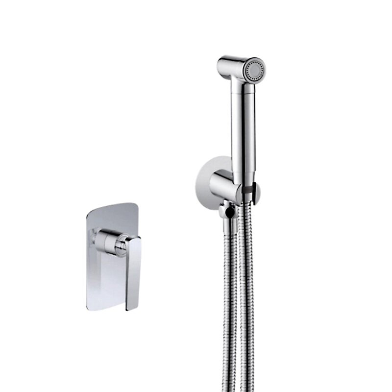 Изображение товара Гигиенический душ Rose R1305 со смесителем хром встраиваемый