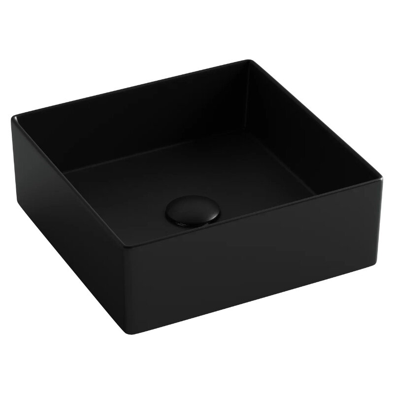 Изображение товара Раковина Ceramicanova Element CN6068MB, квадратная, черный матовый, 36.1 см