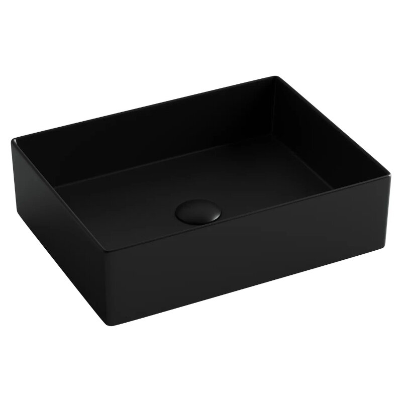 Изображение товара Раковина Ceramicanova Element CN6069MB, 47 см, сантехфарфор, цвет черный матовый