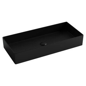 Изображение товара Раковина Ceramicanova Element CN6072MB, 80.1 см, черный матовый, угловая