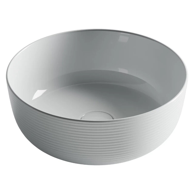 Изображение товара Раковина Ceramicanova Element CN6073 35.6 см угловая накладная белая сантехфарфор