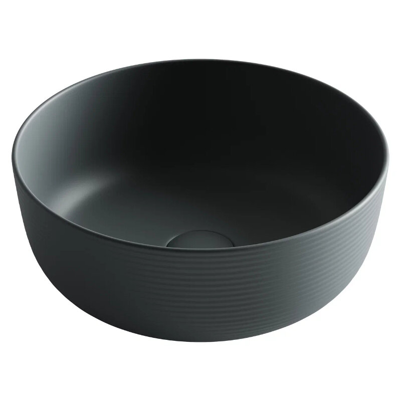 Изображение товара Раковина Ceramicanova Element CN6073MDH, 35 см, сантехфарфор, цвет темный антрацит матовый Изображение товара Раковина Ceramicanova Element CN6073MDH, 35 см, сантехфарфор, цвет темный антрацит матовый