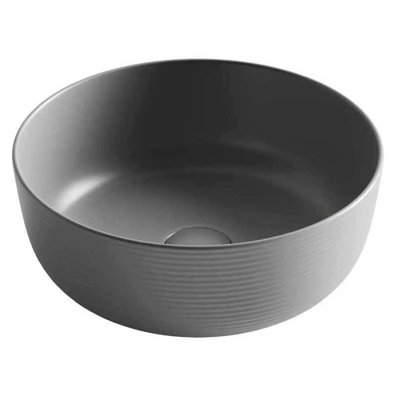 Изображение товара Раковина Ceramicanova Element CN6073MH, 35 см, сантехфарфор, цвет антрацит матовый