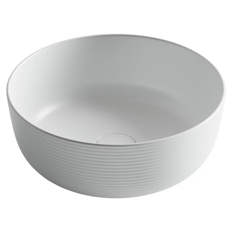 Изображение товара Раковина Ceramicanova Element CN6073MW, угловая, фарфор, белый матовый, 35.6 см