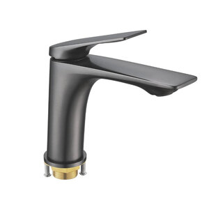 Изображение товара Смеситель для раковины Shevanik S9101T, вороненая сталь, gunmetal