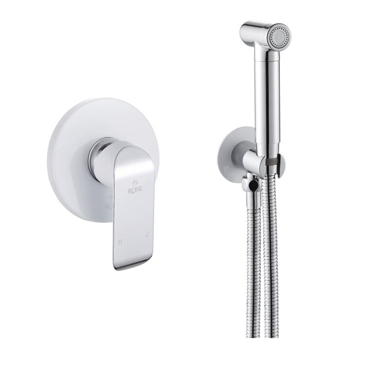 Изображение товара Гигиенический душ Rose R2105F со смесителем внутренняя установка