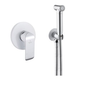 Изображение товара Гигиенический душ Rose, R2105F, со смесителем, белый/хром