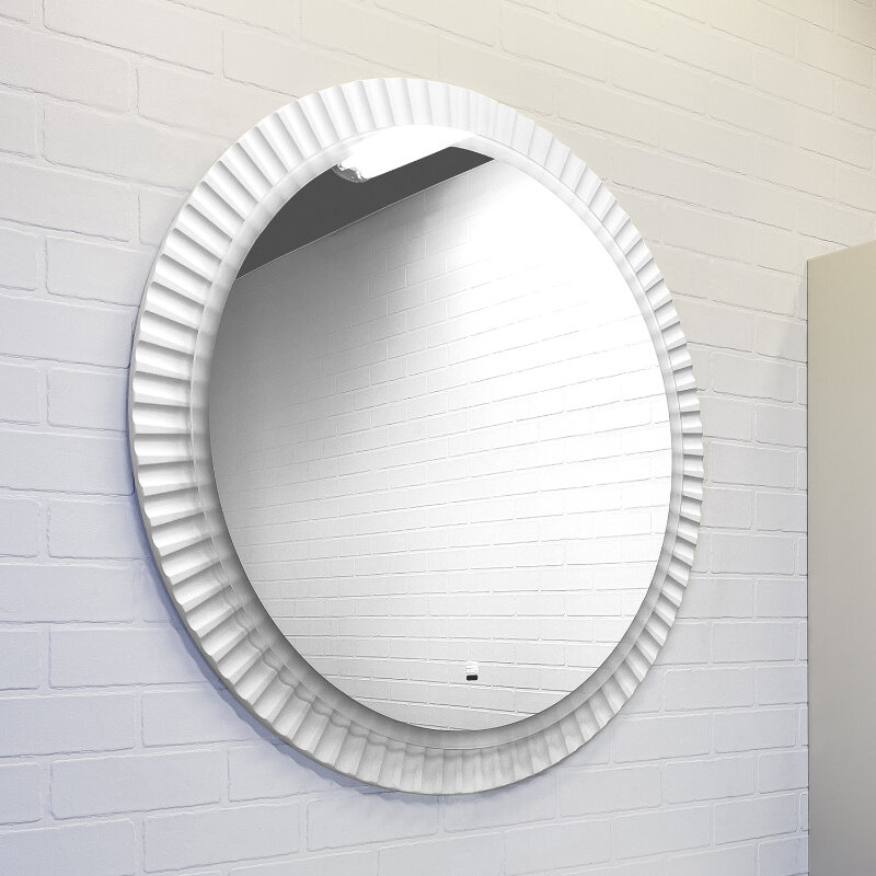 Изображение товара Зеркало Comfortу Мадрид 00-00014166CF, 90 см, LED-подсветка, датчик движения, цвет белый