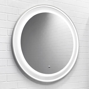 Изображение товара Зеркало Comfortу Ереван 00-00014156CF, 70 см, LED-подсветка, бесконтактный сенсор, цвет белый матовый