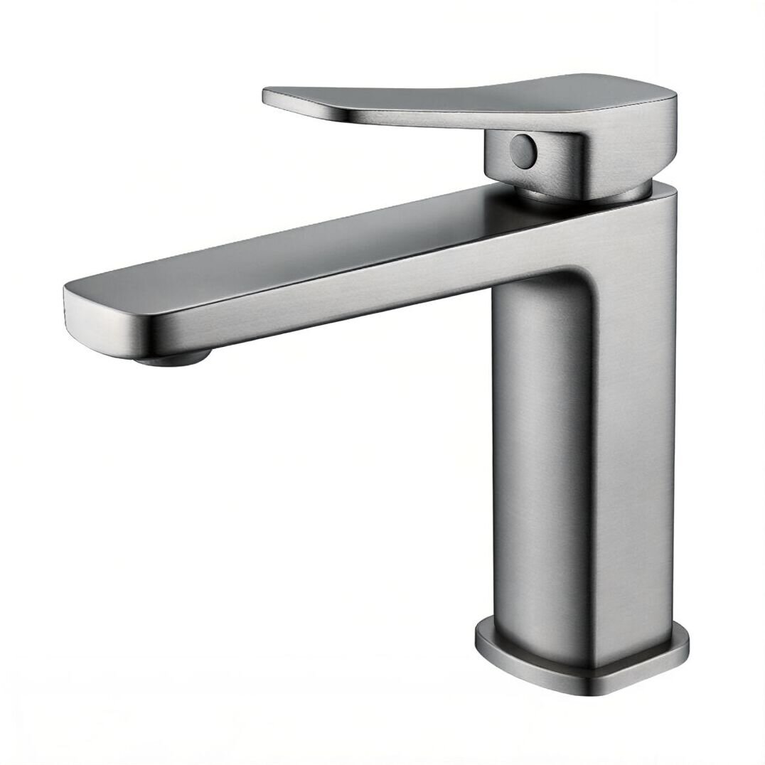 Изображение товара Смеситель для раковины Shevanik S9901T, вороненая сталь, gunmetal
