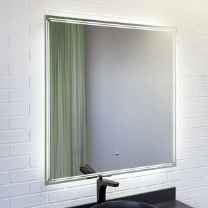 Изображение товара Зеркало Comfortу Джанкой 00-00014155CF, 90 см, LED-подсветка, бесконтактный сенсор