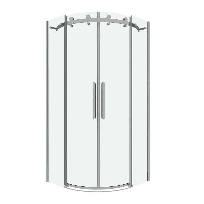 Изображение товара Душевой уголок Grossman Classic 301.К33.04.1010.10.00 100х100 см стекло прозрачное профиль хром Гер