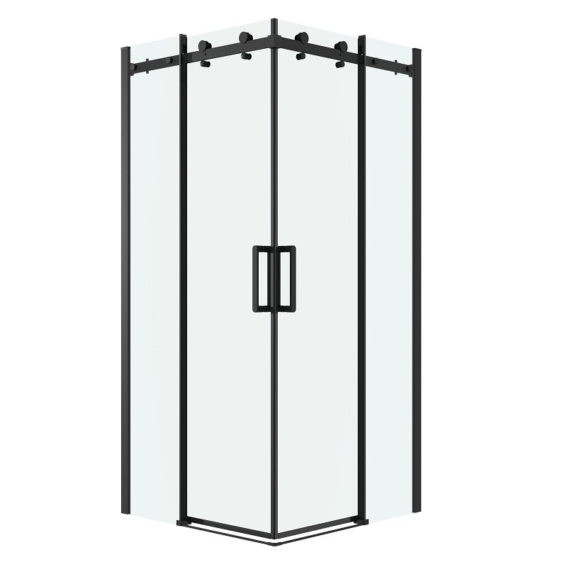 Изображение товара Душевой уголок Grossman Classic 300.K33.04.9090.21.00 90x90 см прозрачное стекло черный матовый про