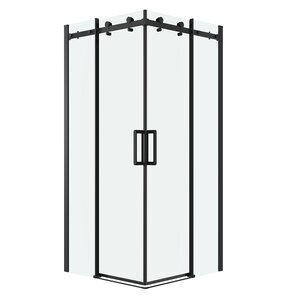 Изображение товара Душевой уголок Grossman Classic 300.K33.04.9090.21.00, 90 х 90 см, стекло прозрачное, профиль черный матовый