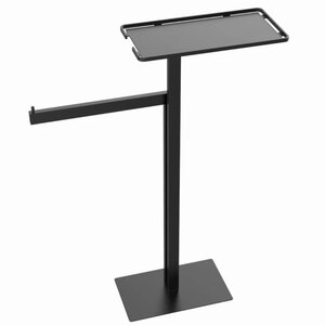 Изображение товара Стойка напольная Boheme 10952-B с полкой и полотенцедержателем черная