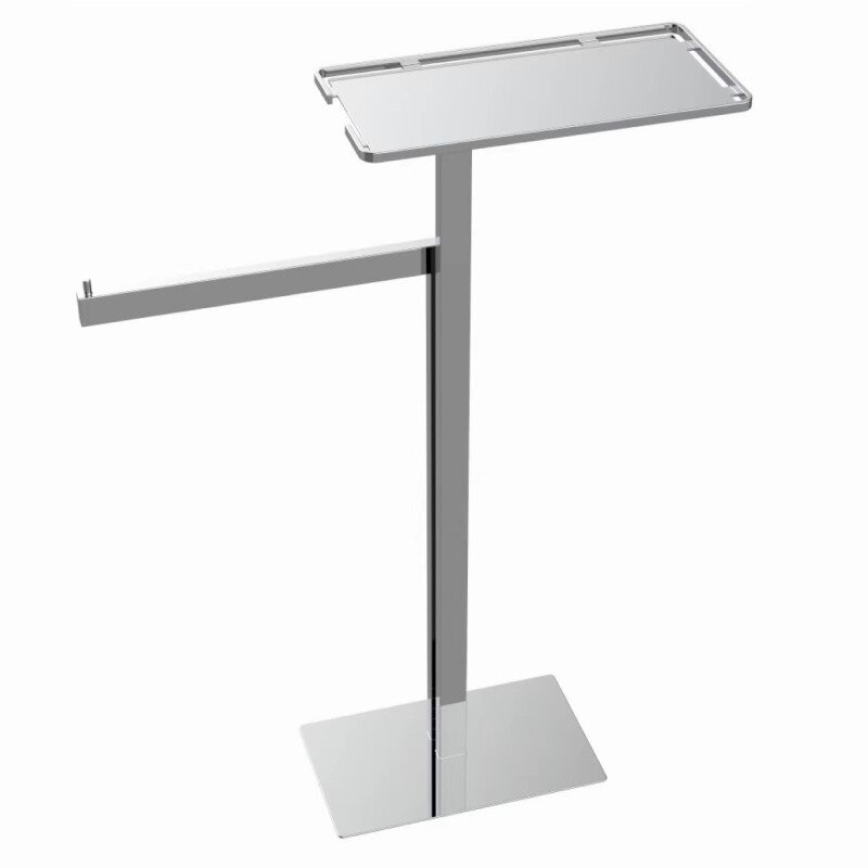 Изображение товара Стойка напольная Boheme 10952-CR с полкой и полотенцедержателем хром