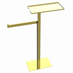 Изображение товара Стойка напольная Boheme 10952-G, с полкой и полотенцедержателем, цвет золото