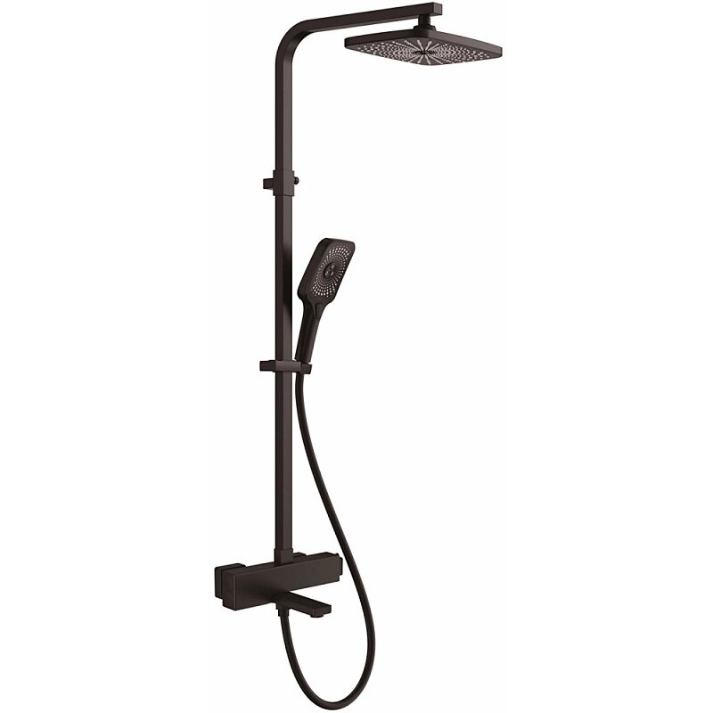 Изображение товара Душевая система Rose R1096H с термостатом и тропическим душем Изображение товара Душевая система Rose R1096H с термостатом и тропическим душем