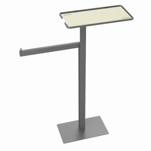 Изображение товара Стойка напольная Boheme 10952-NB с полкой и полотенцедержателем