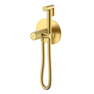 Изображение товара Гигиенический душ Boheme Tech, 157-MG, со смесителем, золото матовое