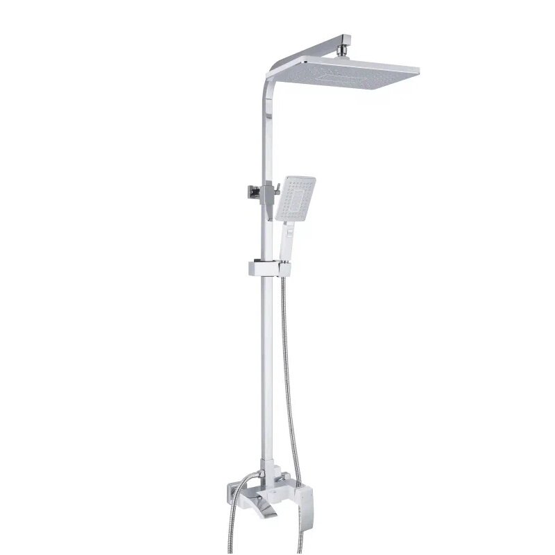 Изображение товара Душевая система Rose R1536F, белый/хром