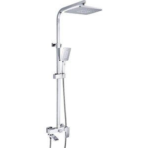 Изображение товара Душевая система Rose R1556F, белый/хром