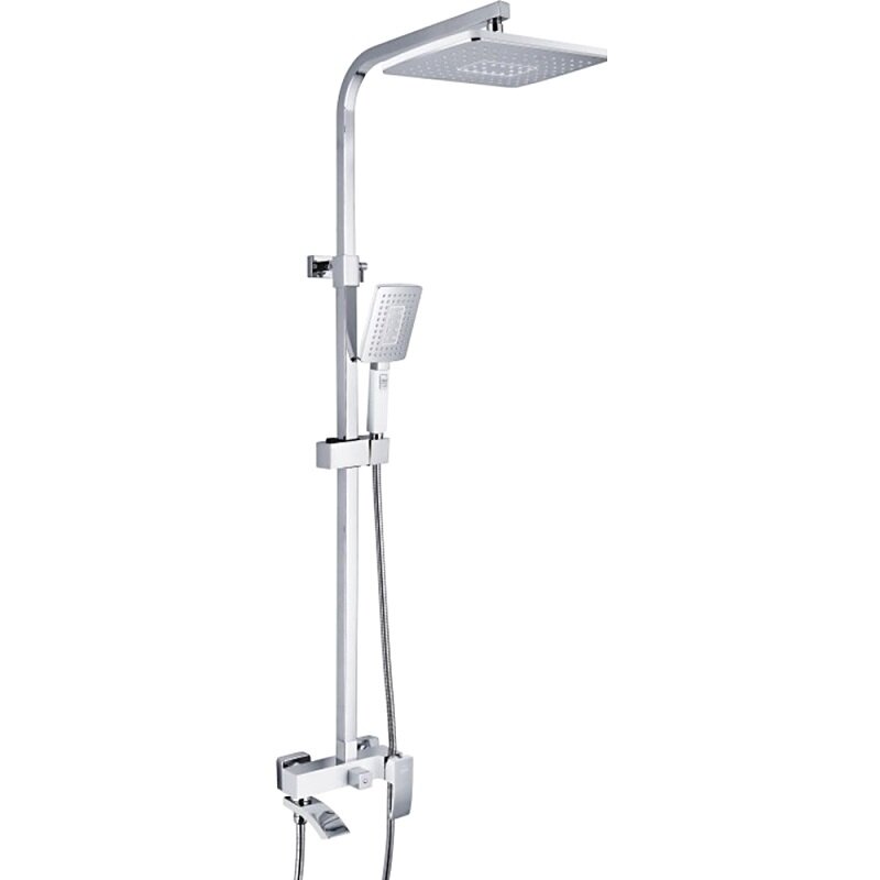 Изображение товара Душевая система Rose R1556F, белый/хром Изображение товара Душевая система Rose R1556F, белый/хром