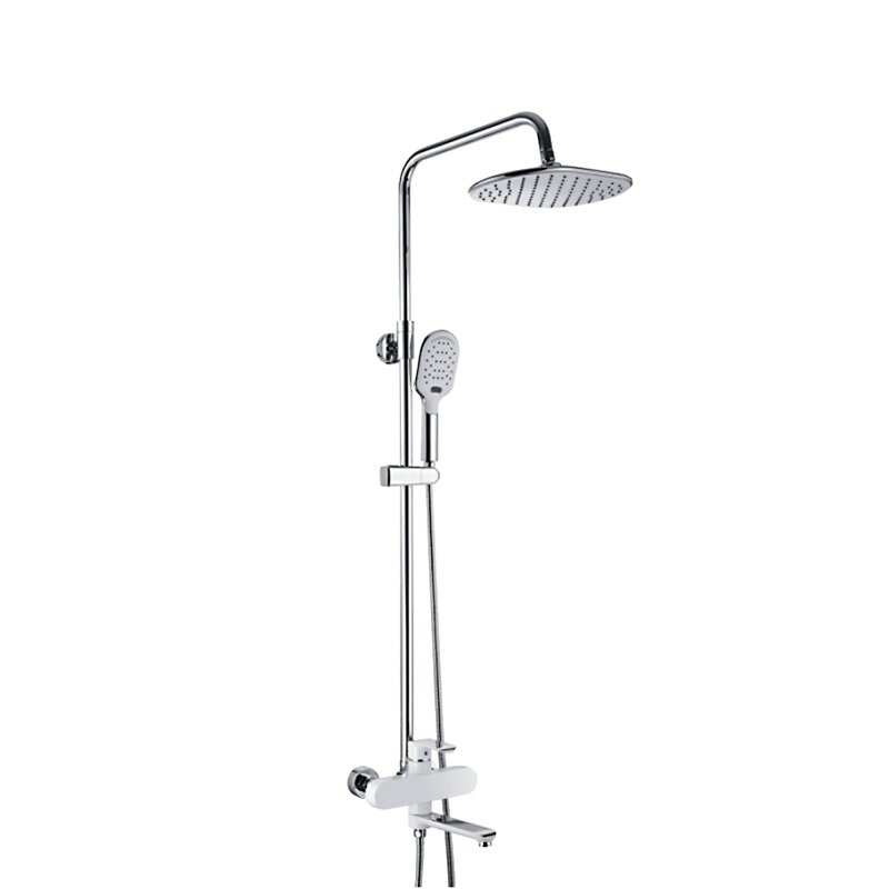 Изображение товара Душевая система Rose R2136F, белый/хром