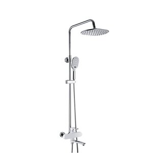 Изображение товара Душевая система Rose R2136F, белый/хром