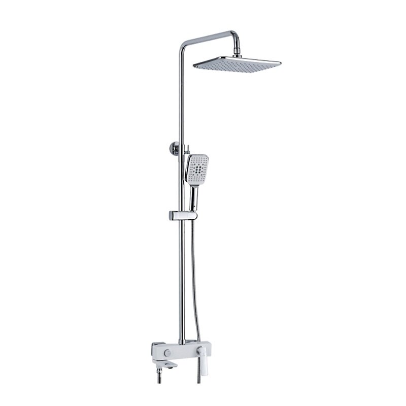 Изображение товара Душевая система Rose R2736F, белый/хром