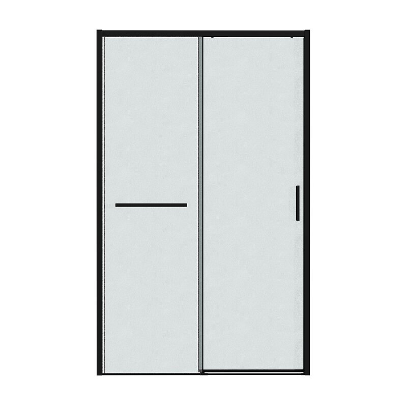 Изображение товара Душевая дверь Grossman Style 100.K33.05.100.21.02, 100 см, стекло шиншилла, профиль черный матовый Изображение товара Душевая дверь Grossman Style 100.K33.05.100.21.02, 100 см, стекло шиншилла, профиль черный матовый