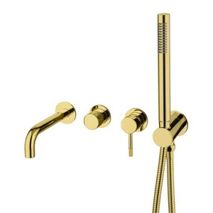 Изображение товара Смеситель для ванны и душа Boheme Uno 464-3-G цвет золото
