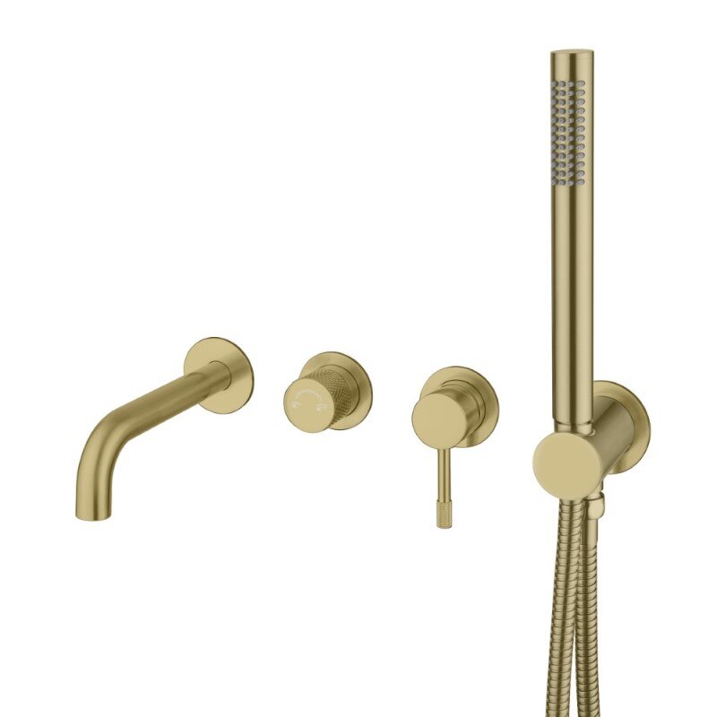 Изображение товара Смеситель для ванны и душа Boheme Uno 464-3-MG, цвет золото матовый