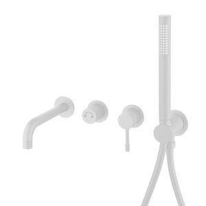 Изображение товара Смеситель для ванны и душа Boheme Uno 464-3-MW белый матовый