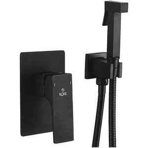 Изображение товара Гигиенический душ Rose R1005H со смесителем черный матовый 16 см