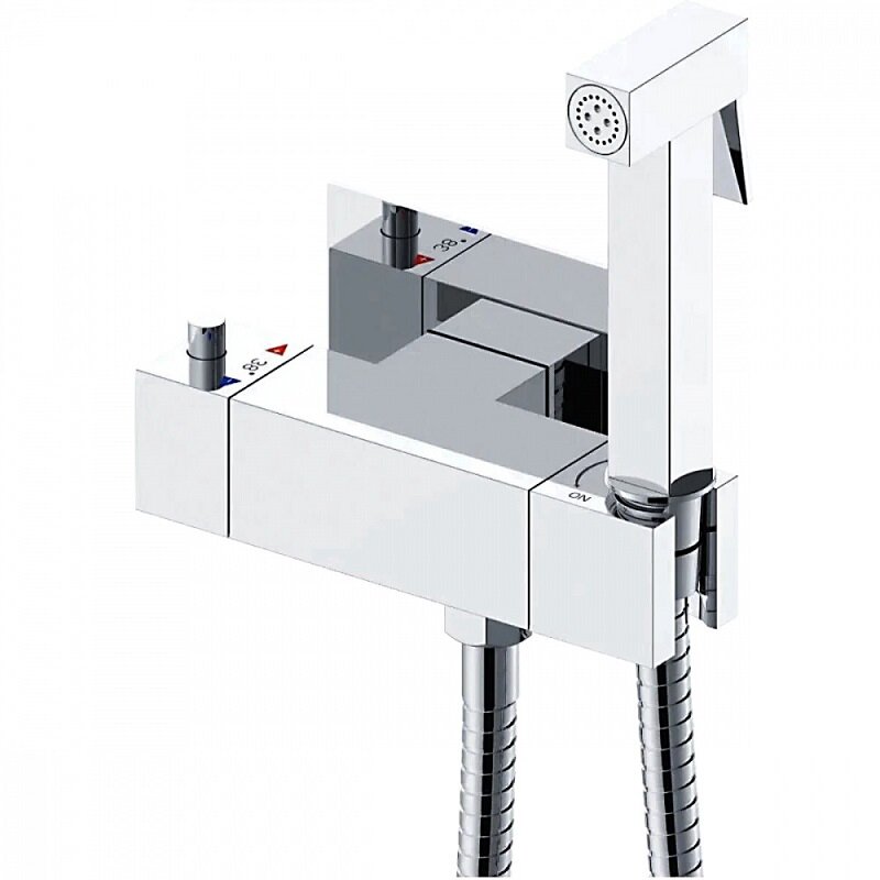 Изображение товара Гигиенический душ Rose R965 с термостатическим смесителем хром